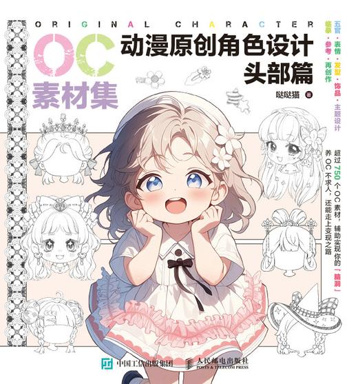 OC素材集 动漫原创角色设计 头部篇