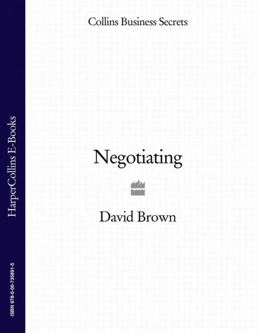 Negotiating (Collins Business Secrets)