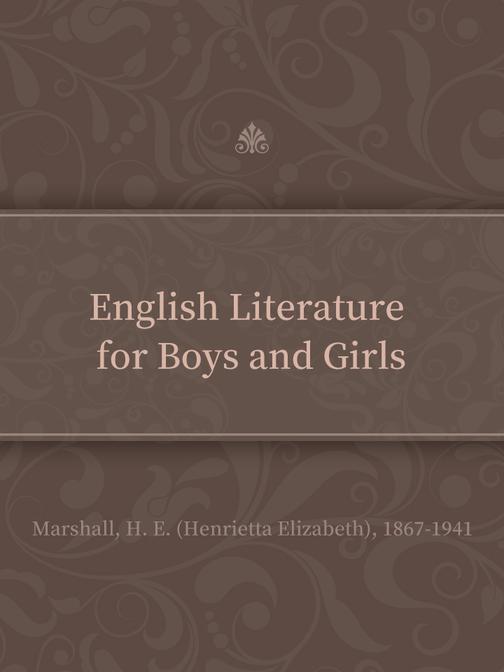 English Literature for Boys and Girls