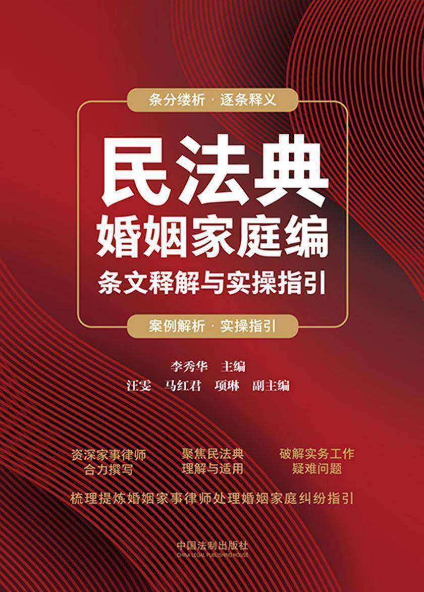 民法典婚姻家庭编条文释解与实操指引