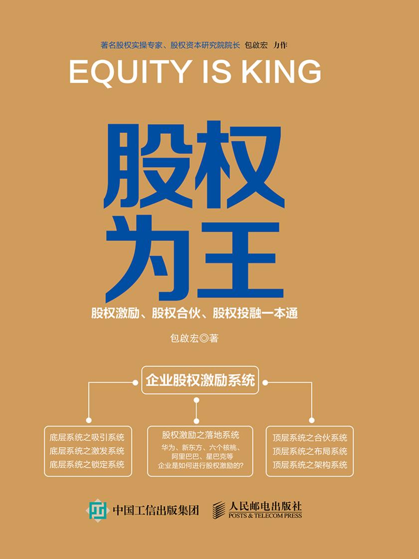 股权为王 股权激励 股权合伙 股权投融一本通
