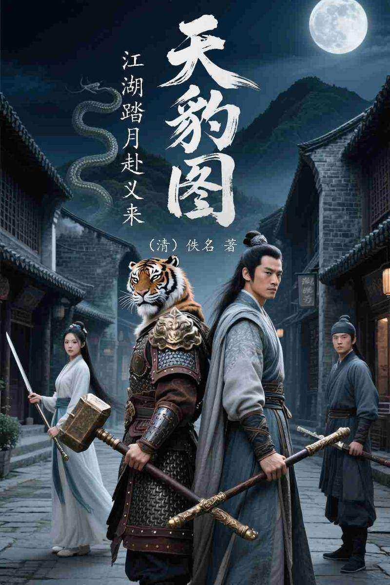 天豹图:江湖踏月赴义来