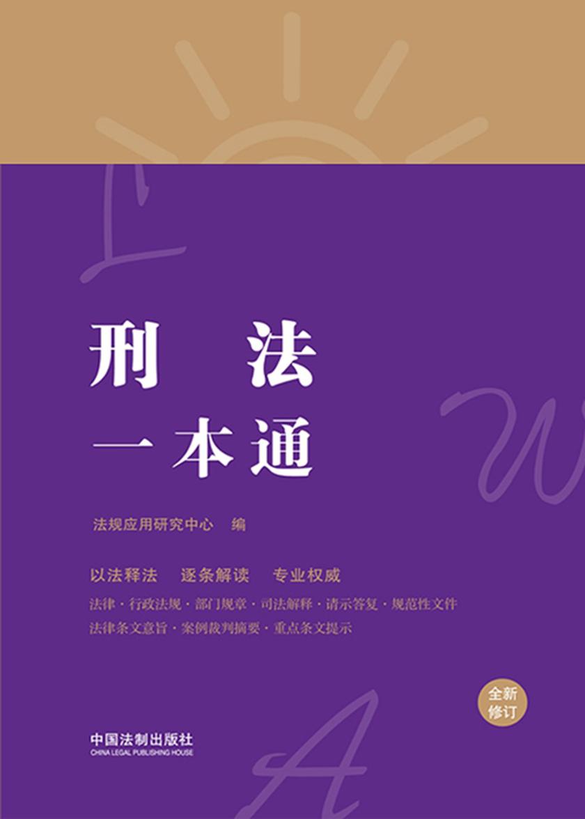 刑法一本通(第八版)