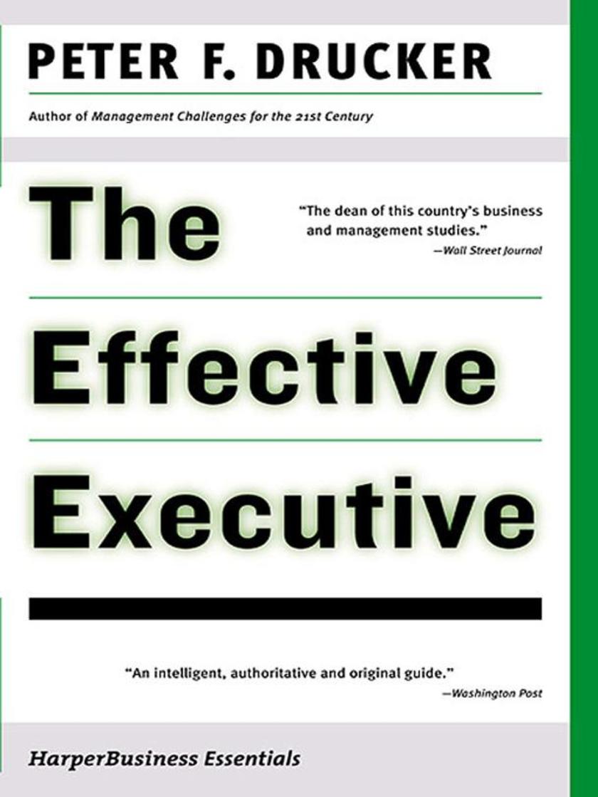 The Effective Executive