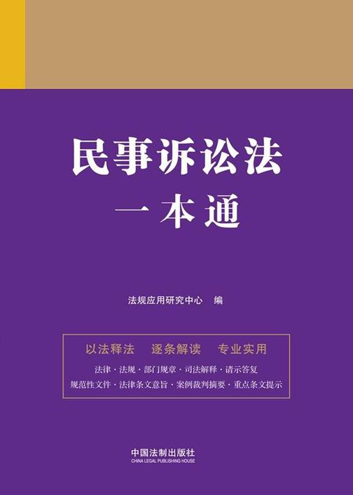 民事诉讼法一本通(第九版)