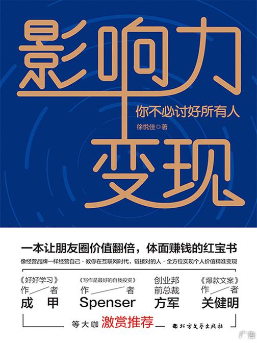 影响力变现：你不必讨好所有人