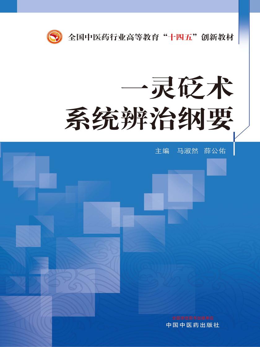 一灵砭术系统辨治纲要(全国中医药行业高等教育“十四五”创新教材)